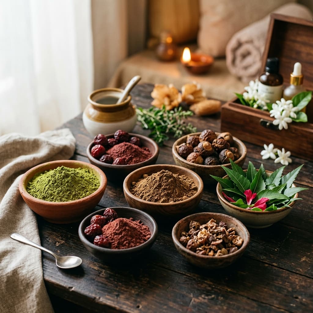 Ayurvedic Hair Health: Synergistic Herbs to Mix with Henna