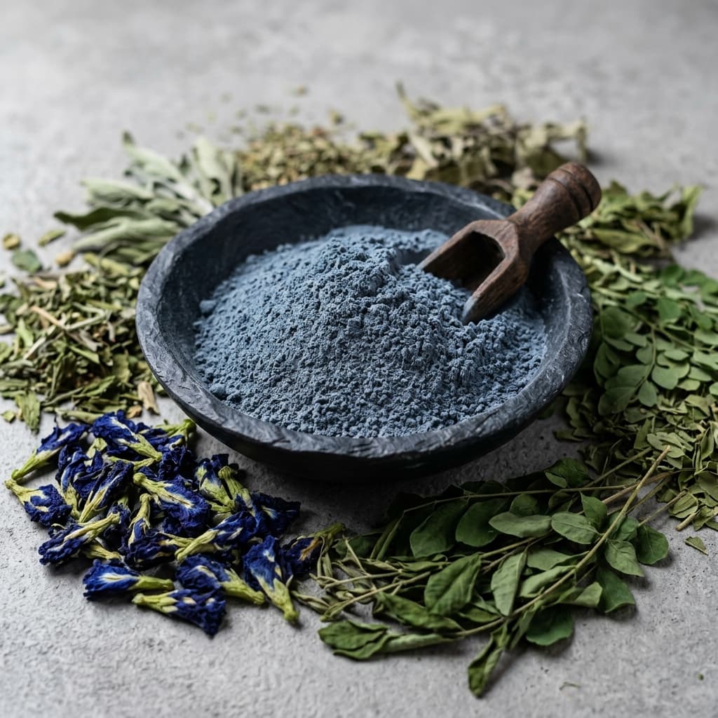 Natural Blue Ash Hair Color