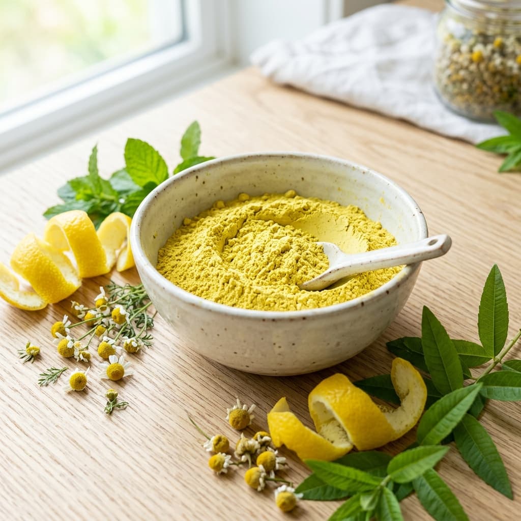 Natural Lemon Yellow Hair Color