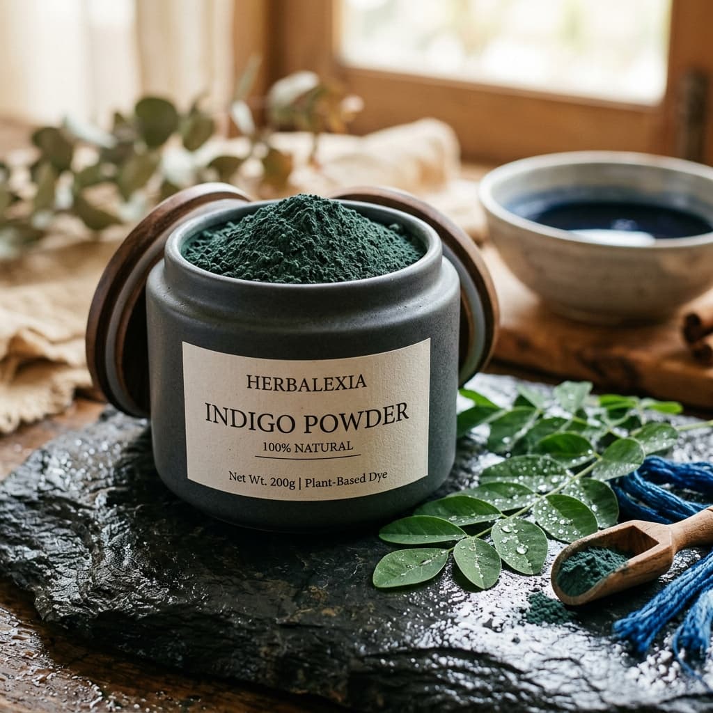Indigo Powder (100% Natural Indigo Leaf Powder)